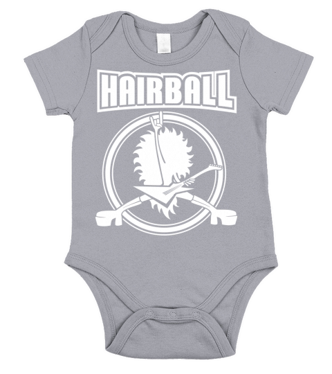 hairball band guitar Logo Short Sleeve Baby One-Piece