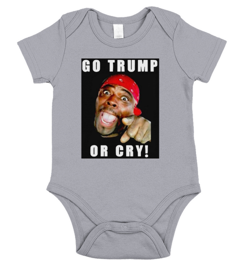 Henry Davis Go Trump Or Cry Short Sleeve Baby One-Piece