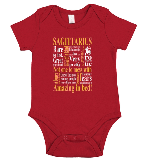 Sagittarius Amazing In Bed  Mens TShirt Short Sleeve Baby One-Piece