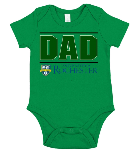 University Of Rochester Proud Dad Parents Day 2020 Short Sleeve Baby One-Piece