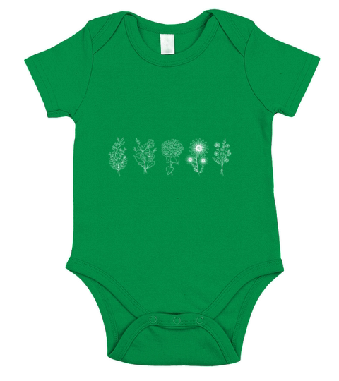Wild flower Short Sleeve Baby One-Piece