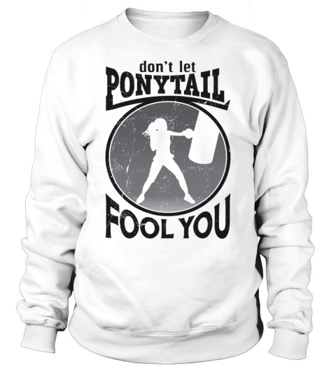 Boxing Girl Vintage DonT Let The Sweatshirt Unisex