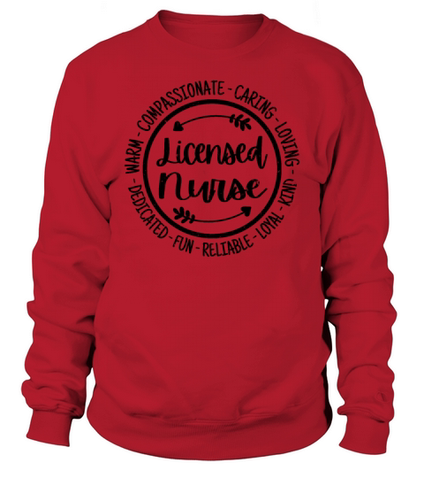 Licensed Nurse Vintage Gift Sweatshirt Unisex