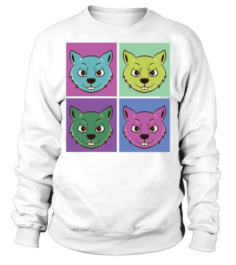 Squirrel Acorn Retro Vintage Sweatshirt Unisex