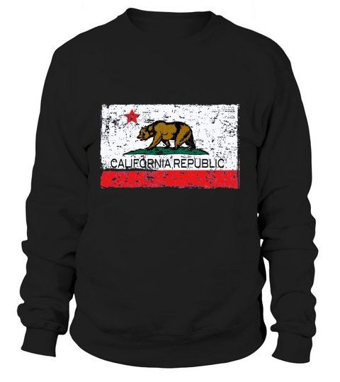 Vintage California Republic T-shirt Cali Life I Love CA Sweatshirt Unisex