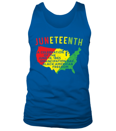 Black Pride Freedom African American Juneteenth Tank Top Unisex