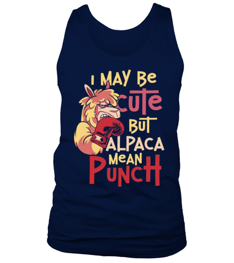 Boxing Alpaca Vintage I May Be Tank Top Unisex