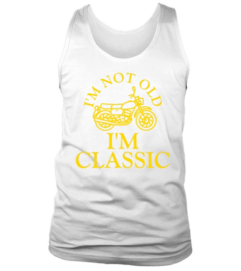 Im not old im classic motorbike gold Tank Top Unisex