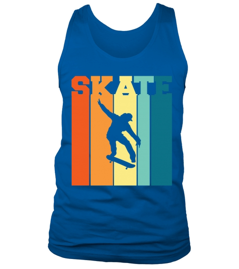 Skate Skateboard Retro Horizontal Sunset Tank Top Unisex
