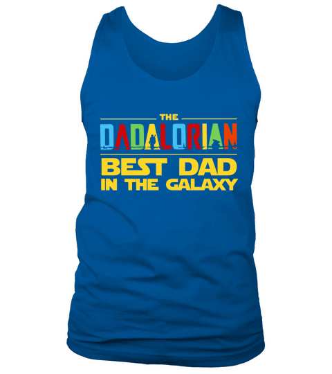 The Dadalorian best Dad in the Galaxy vintage shirtsh Tank Top Unisex