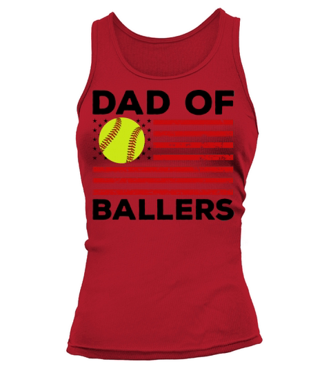 Dad of Ballers Football Lovers Retro Vintage Tank top Woman