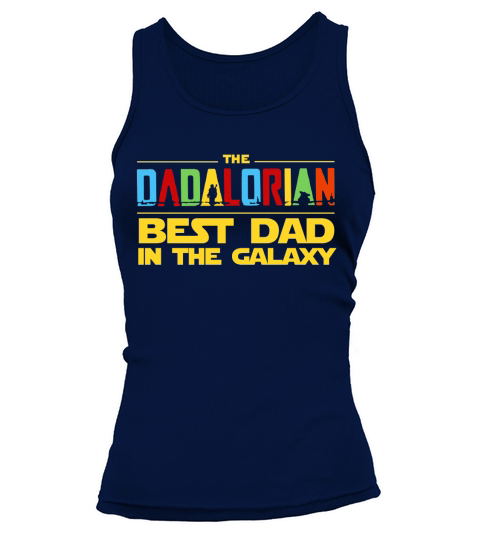 The Dadalorian best Dad in the Galaxy vintage shirtsh Tank top Woman