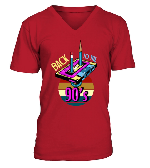 Back to 90s Oldschool Gift V-Neck T-shirt