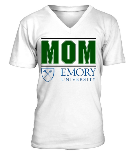 Emory University Proud Mom Parents Day 2020 V-Neck T-shirt