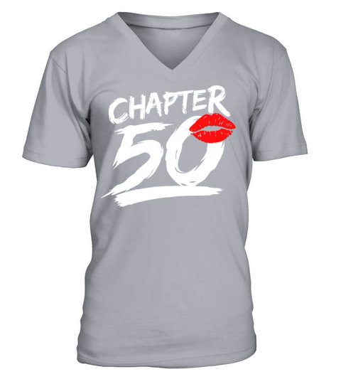 Funny Born 1971 Golden Happy 50th Celebration V-Neck T-shirt