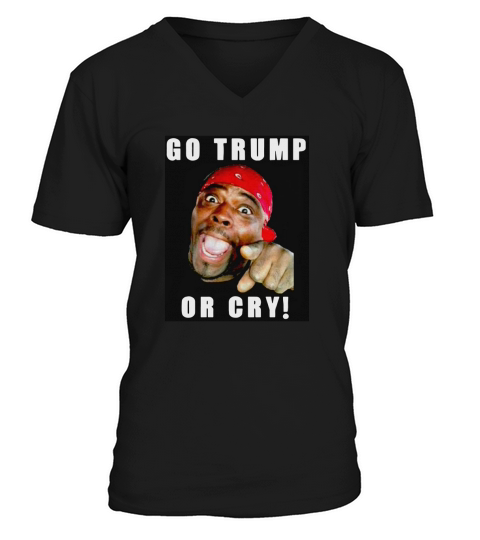 Henry Davis Go Trump Or Cry V-Neck T-shirt