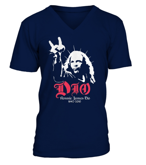 Ronnie James Dio Tshirt V-Neck T-shirt