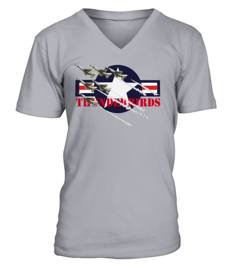 U.S. Air Force Thunderbirds T-shirt Tshirt V-Neck T-shirt