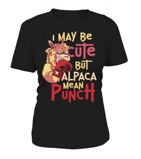Boxing Alpaca Vintage I May Be Women's T-Shirt