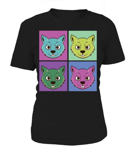 Squirrel Acorn Retro Vintage Women's T-Shirt