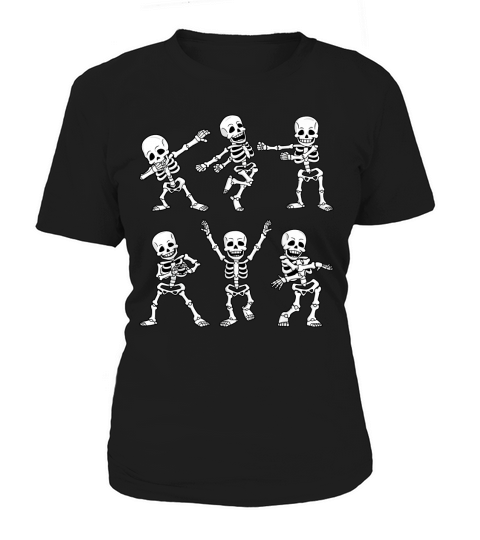 Top Dancing Skeletons Dance Challenge Boys Girl Kids Halloween shirt Women's T-Shirt