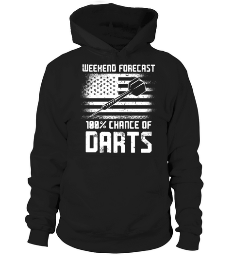 Darts Vintage Usa American Flag Hoodie Unisex