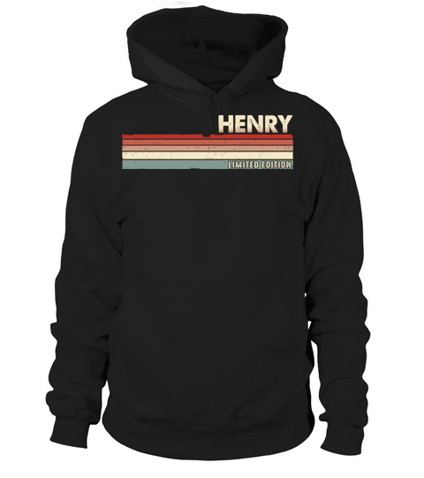 Henry Funny Retro Vintage Name surname 80s 90s Hoodie Unisex