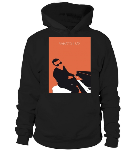 No003 MY Ray Charles Minimal Music poster funny shirts Hoodie Unisex