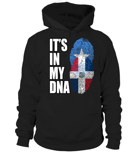 Somali And Dominican Vintage Heritage DNA Flag Hoodie Unisex