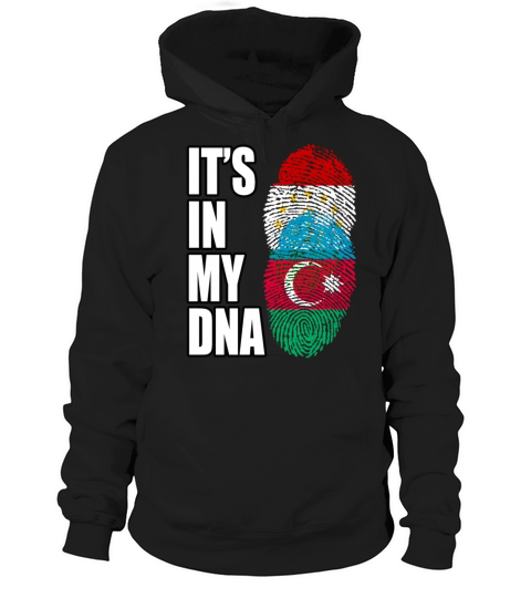 Tajikistani And Azerbaijani Vintage Heritage DNA F Hoodie Unisex