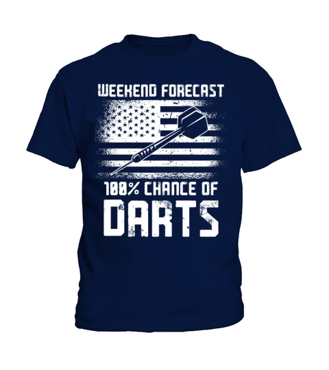 Darts Vintage Usa American Flag Kids T-Shirt