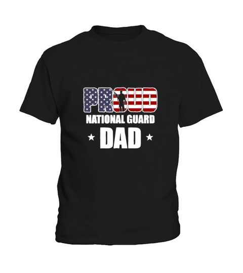 Proud National guard Dad Veteran Day t shirt Kids T-Shirt