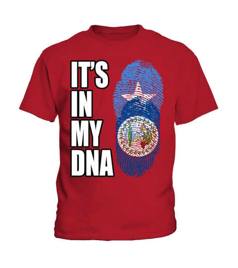 Somali And Belizean Vintage Heritage DNA Flag Kids T-Shirt