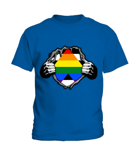 Straight Ally Pride Flag Inside 2020 Kids T-Shirt