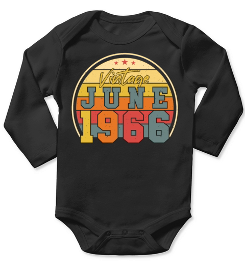 1966 June Vintage Long Sleeve Baby One-Piece