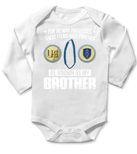 8th Infantry Division - Pillow Long Sleeve Baby One-Piece