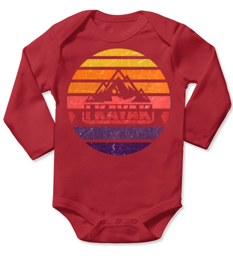 Kayak Kayaking Paddle Canoe Canoeing Gift Idea Long Sleeve Baby One-Piece