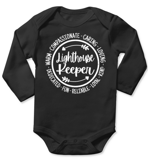 Lighthouse Keeper Light House Wickie Vintage Gift Long Sleeve Baby One-Piece