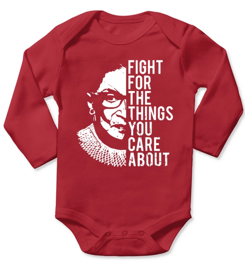 Retro Notorious RBG Ruth Bader Ginsburg Womens shirt Long Sleeve Baby One-Piece