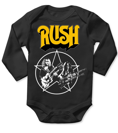 Rush Band Long Sleeve Baby One-Piece
