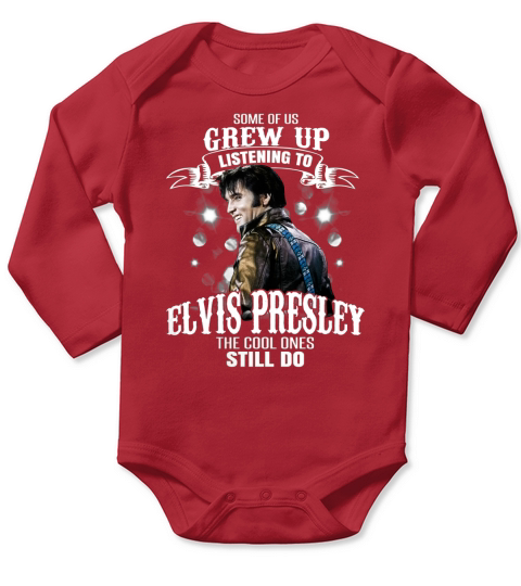 Some of us listening to elvis presley the cool ones still do shirt Long Sleeve Baby One-Piece