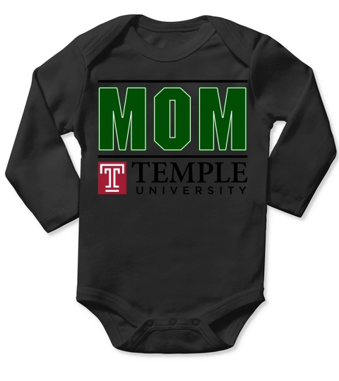 Temple University Proud Mom Parents Day 2020 Long Sleeve Baby One-Piece