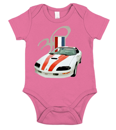 1997 30th anniversary Chevy Camaro T-Shirt Short Sleeve Baby One-Piece