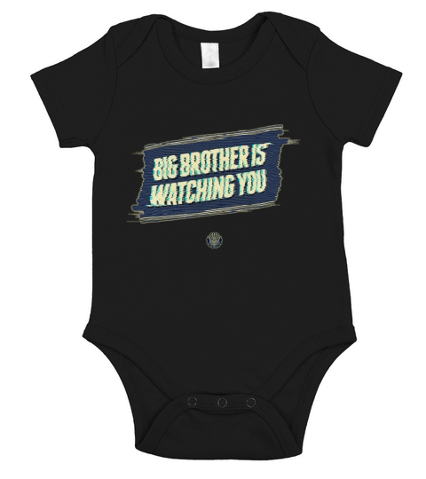 Big Brother is Watching You Short Sleeve Baby One-Piece