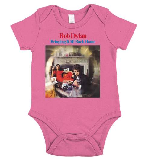 Bob Dylan  Bring It All Back Home album Tshirt Short Sleeve Baby One-Piece