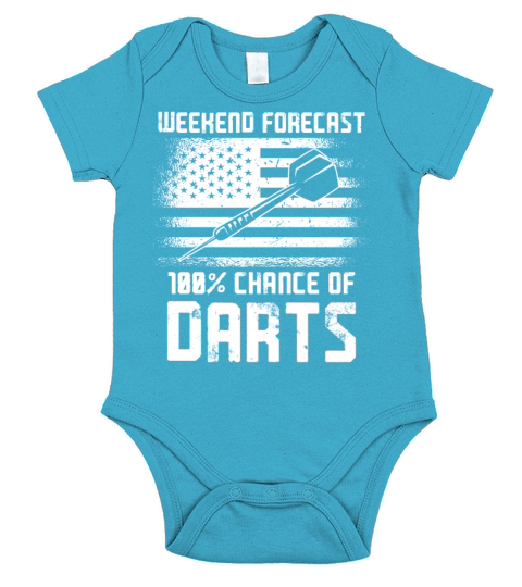 Darts Vintage Usa American Flag Short Sleeve Baby One-Piece