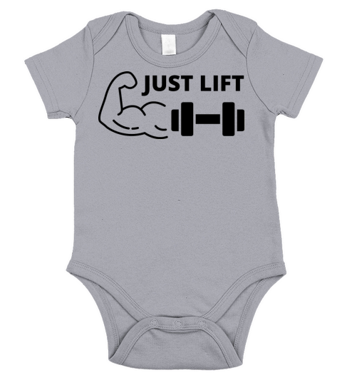Just Lift Gym Workout Short Sleeve Baby One-Piece