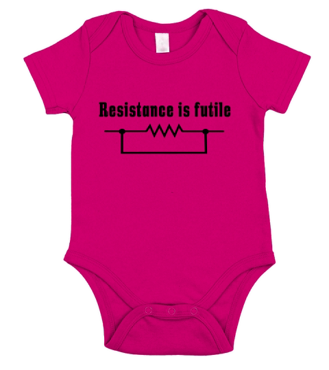 Resistance is futile Short Sleeve Baby One-Piece