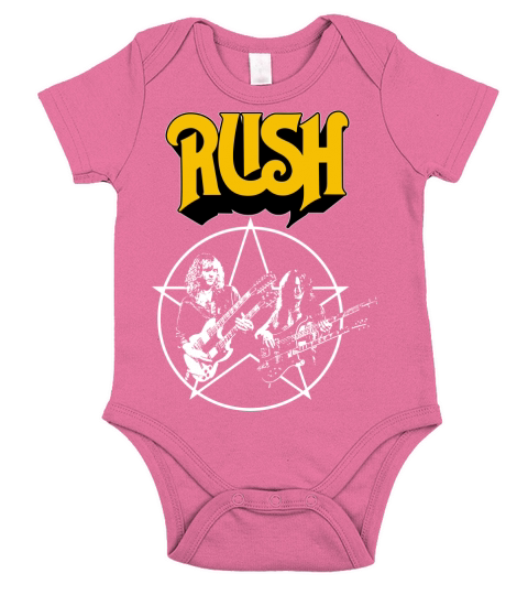 Rush Band Short Sleeve Baby One-Piece