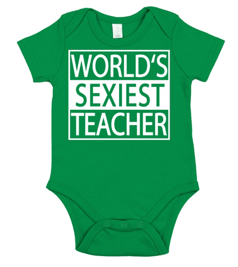Worlds sexiest teacher Short Sleeve Baby One-Piece